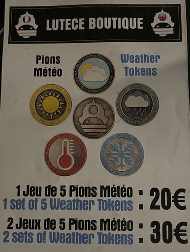 Prix Jetons Meteo